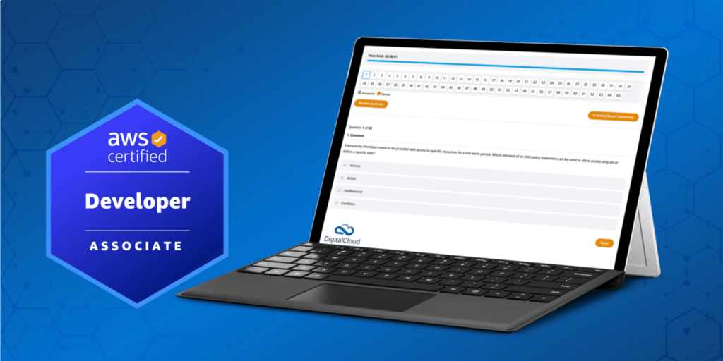 AWS Certified Developer Associate Practice Exam Questions